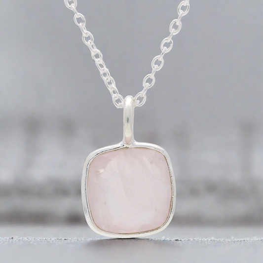 Buy your Rose Quartz Necklace: October Birthstone online now or in store at Forever Gems in Franschhoek, South Africa