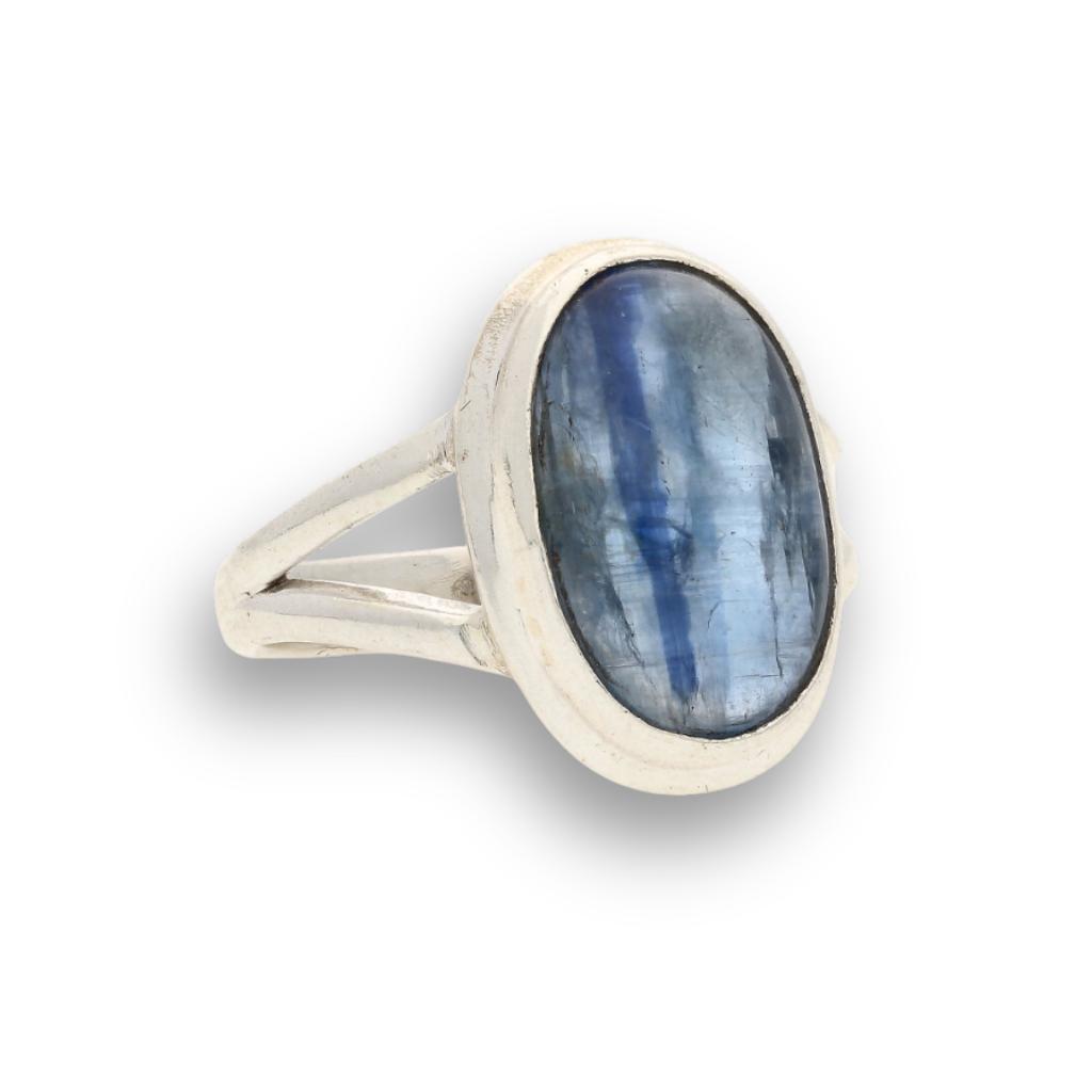 Get your Stunning Blue Kyanite Gemstone Ring in Sleek Sterling Silver online now or in store at Forever Gems in Franschhoek, South Africa