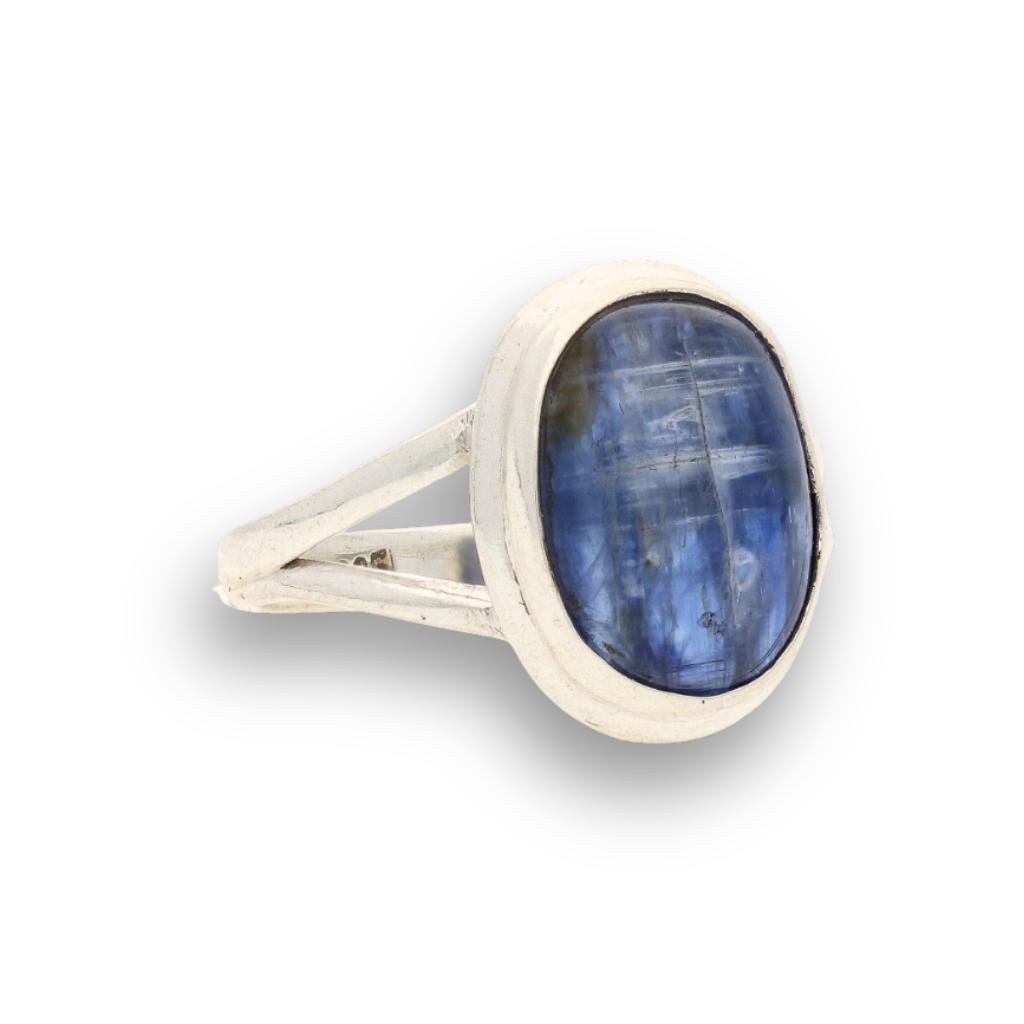 Get your Stunning Blue Kyanite Gemstone Ring in Sleek Sterling Silver online now or in store at Forever Gems in Franschhoek, South Africa