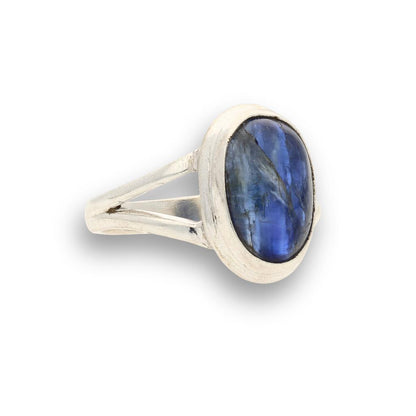 Get your Stunning Blue Kyanite Gemstone Ring in Sleek Sterling Silver online now or in store at Forever Gems in Franschhoek, South Africa