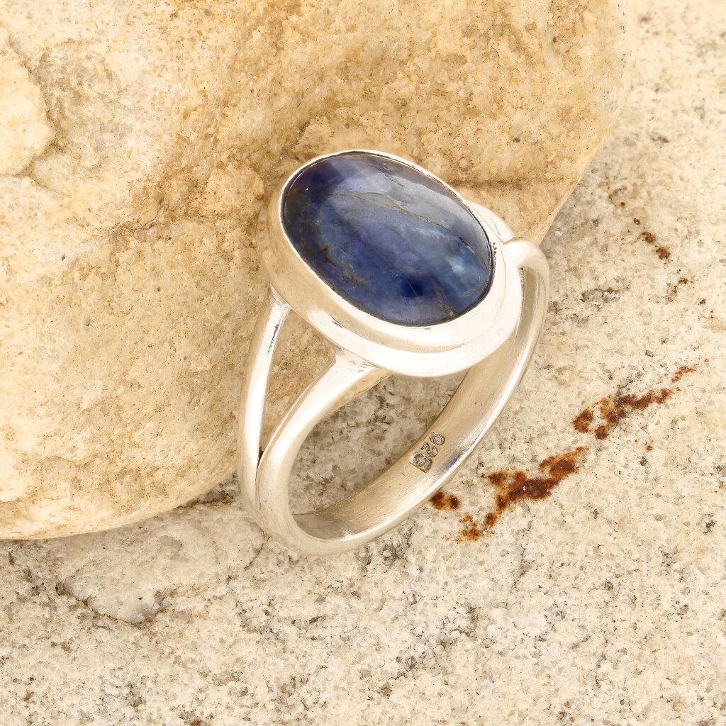 Get your Stunning Blue Kyanite Gemstone Ring in Sleek Sterling Silver online now or in store at Forever Gems in Franschhoek, South Africa