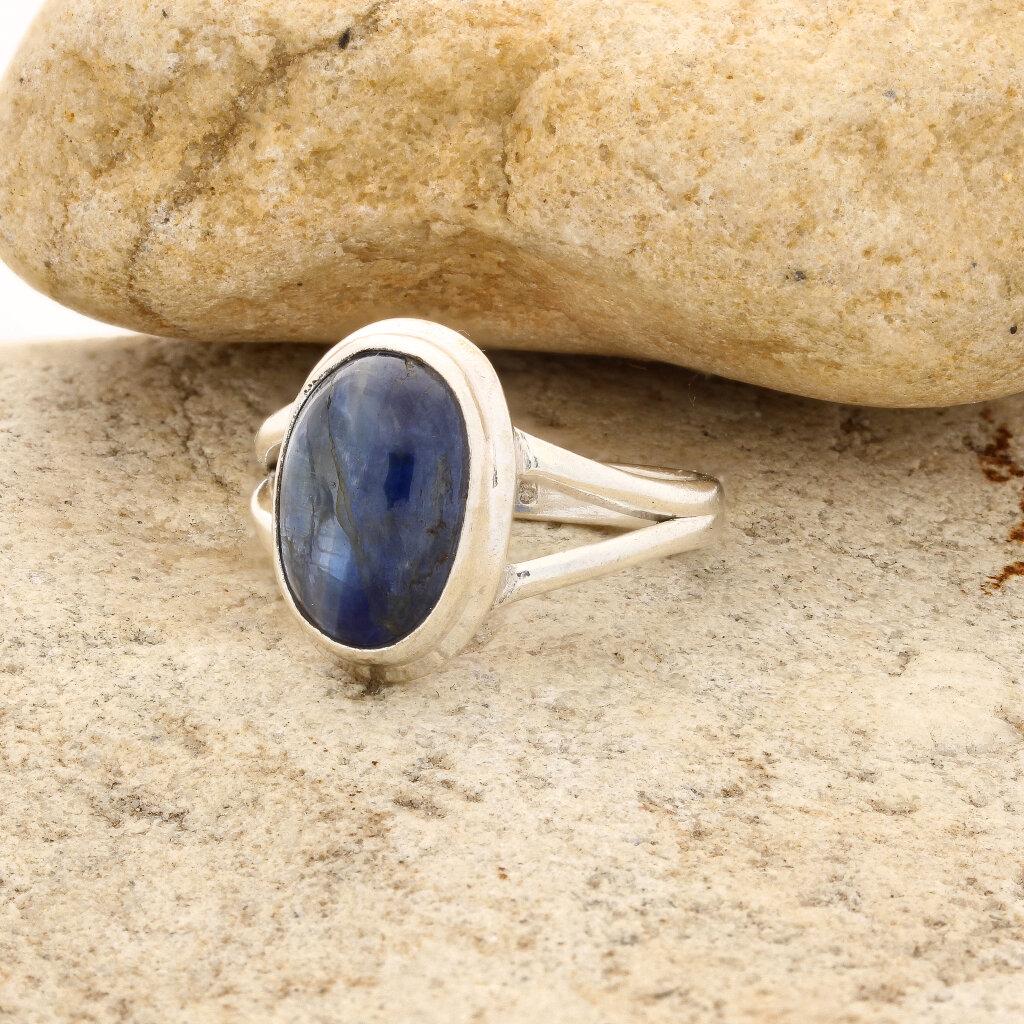 Get your Stunning Blue Kyanite Gemstone Ring in Sleek Sterling Silver online now or in store at Forever Gems in Franschhoek, South Africa