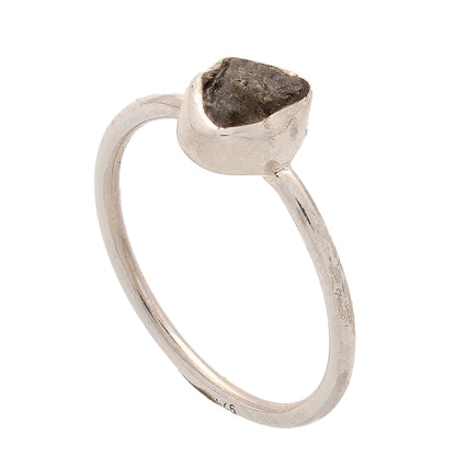 Buy your Moldavite Sterling Silver Ring - Size Q online now or in store at Forever Gems in Franschhoek, South Africa