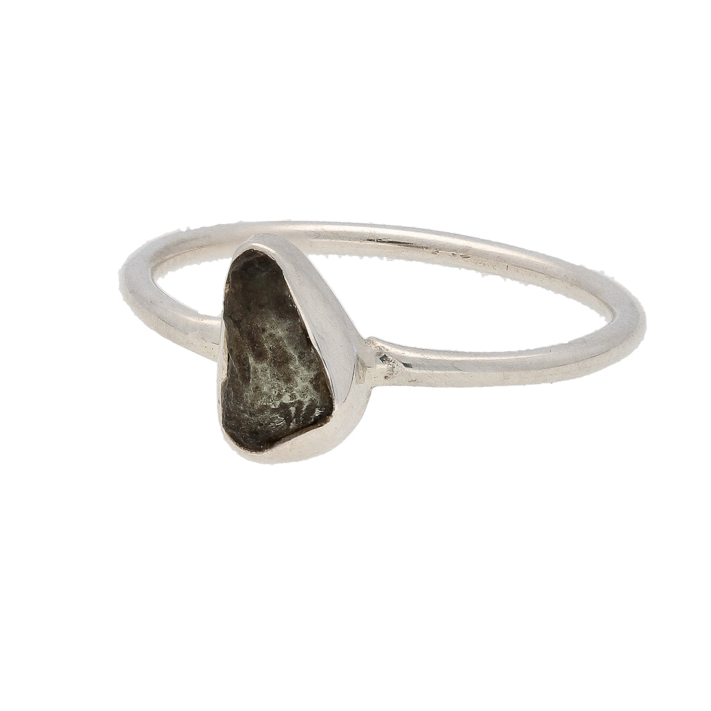 Buy your Moldavite Sterling Silver Ring - Size Q online now or in store at Forever Gems in Franschhoek, South Africa