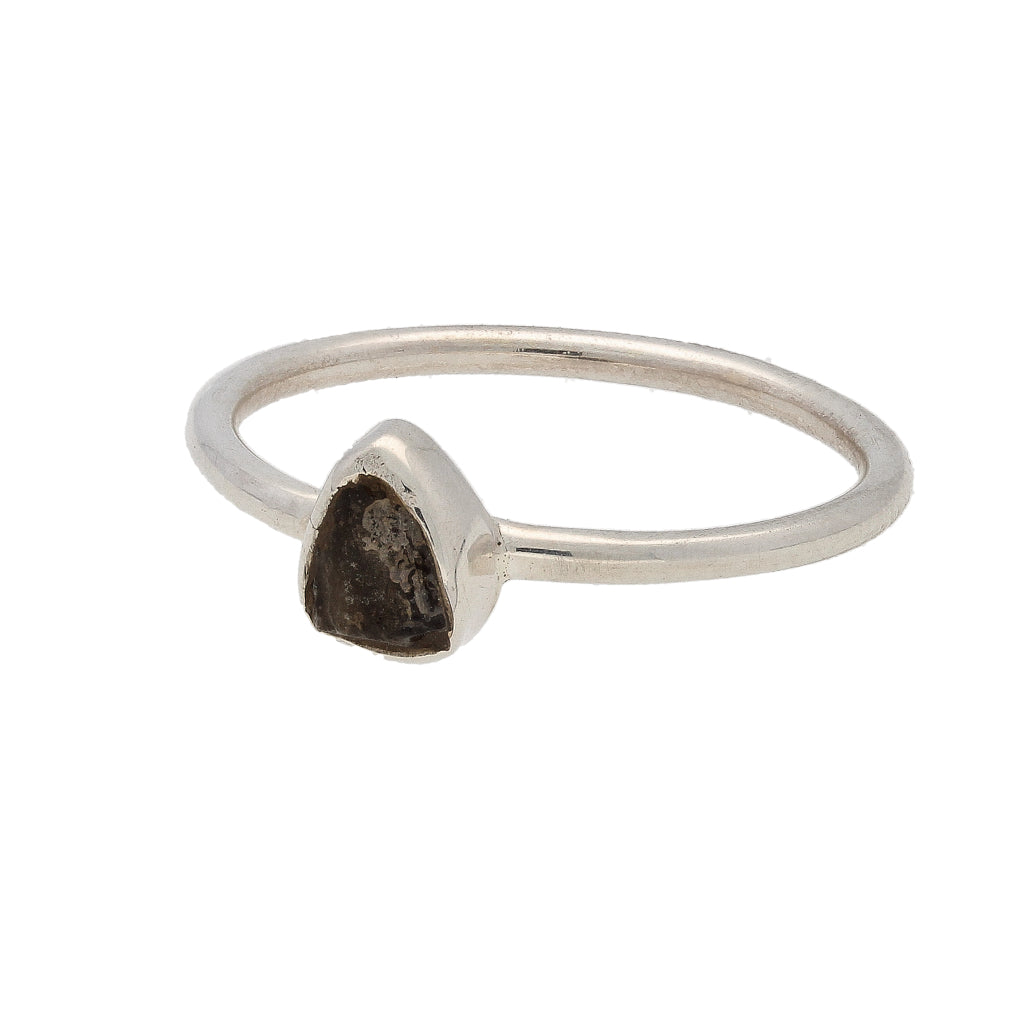 Buy your Moldavite Sterling Silver Ring - Size O online now or in store at Forever Gems in Franschhoek, South Africa