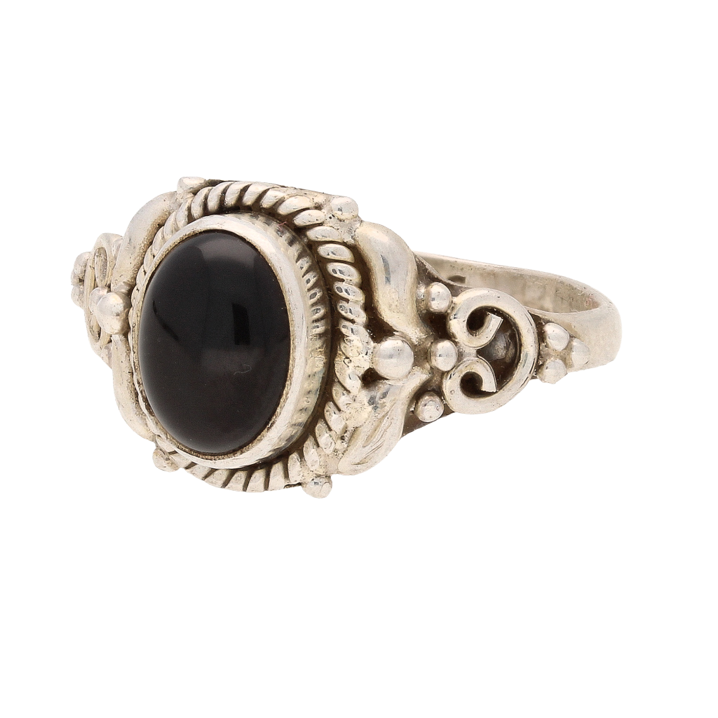 Buy your Enduring Grace Sterling Silver Black Onyx Ring online now or in store at Forever Gems in Franschhoek, South Africa
