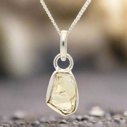 Buy your Abundance Energy - Rough Citrine Pendant online now or in store at Forever Gems in Franschhoek, South Africa