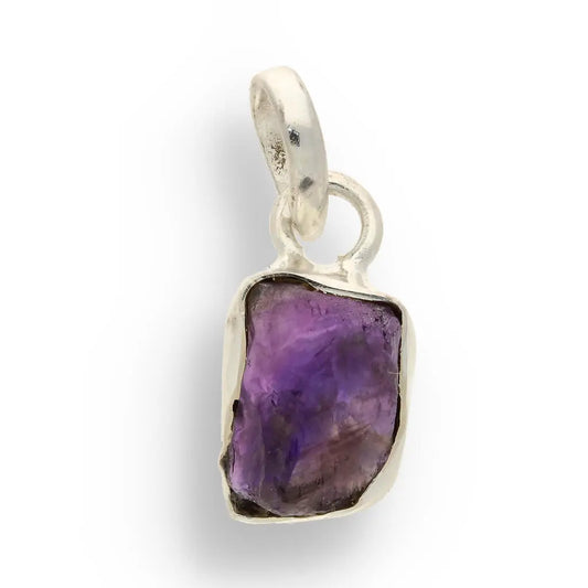 Buy your Spiritual Calm - Rough Amethyst Pendant online now or in store at Forever Gems in Franschhoek, South Africa