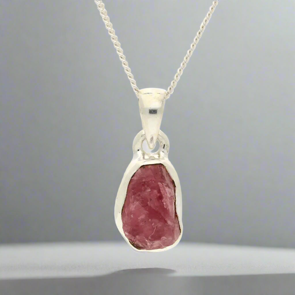 Buy your Fierce Heart – Rough Ruby Silver Pendant online now or in store at Forever Gems in Franschhoek, South Africa