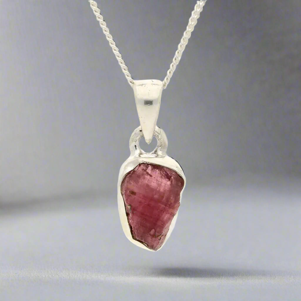 Buy your Fierce Heart – Rough Ruby Silver Pendant online now or in store at Forever Gems in Franschhoek, South Africa