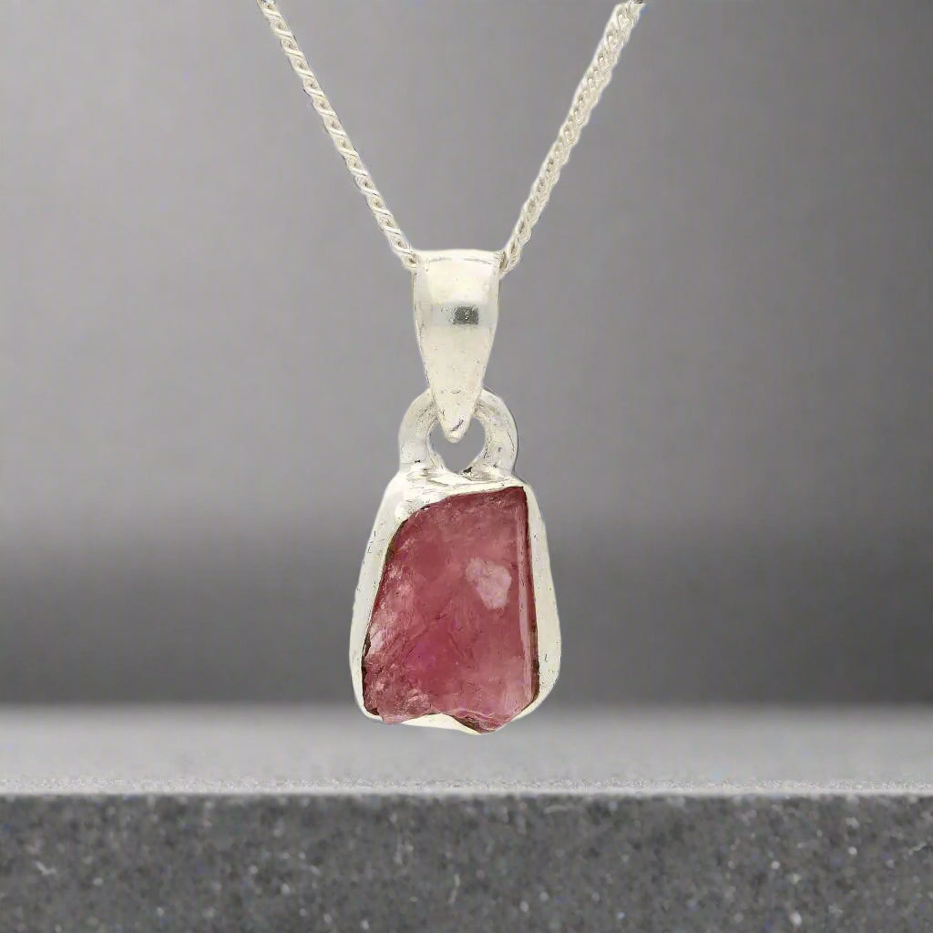 Buy your Fierce Heart – Rough Ruby Silver Pendant online now or in store at Forever Gems in Franschhoek, South Africa
