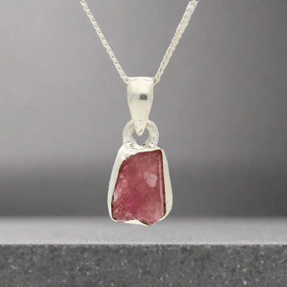 Buy your Fierce Heart – Rough Ruby Silver Pendant online now or in store at Forever Gems in Franschhoek, South Africa