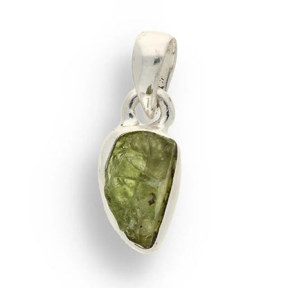 Buy your Fresh Start – Rough Peridot Silver Pendant online now or in store at Forever Gems in Franschhoek, South Africa