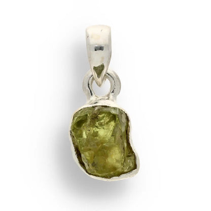 Buy your Fresh Start – Rough Peridot Silver Pendant online now or in store at Forever Gems in Franschhoek, South Africa