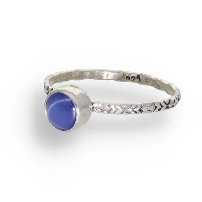 Get your "Celestial Dreams" Sterling Silver Star Sapphire Stackable Ring - September Birthstone online now or in store at Forever Gems in Franschhoek, South Africa