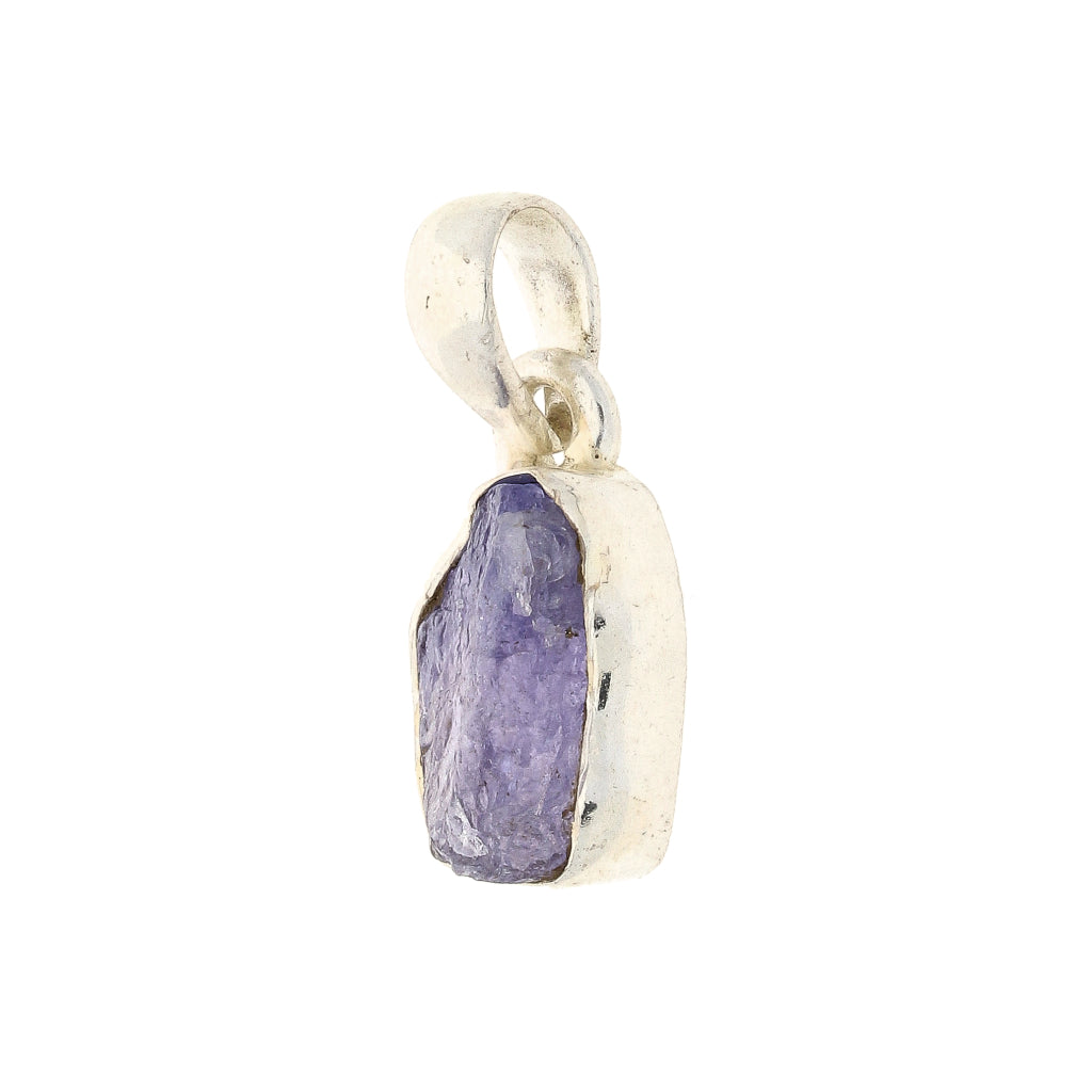 Buy your Nature's Treasures: Raw Tanzanite Sterling Silver Necklace online now or in store at Forever Gems in Franschhoek, South Africa