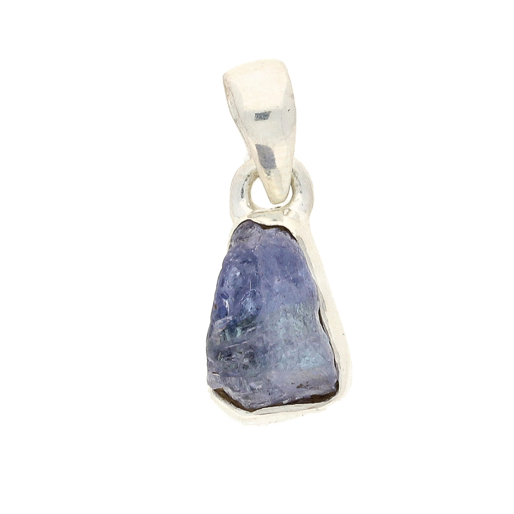 Buy your Nature's Treasures: Raw Tanzanite Sterling Silver Necklace online now or in store at Forever Gems in Franschhoek, South Africa