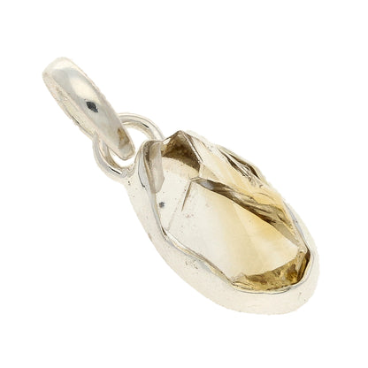 Buy your Nature's Treasures: Raw Citrine Sterling Silver Necklace online now or in store at Forever Gems in Franschhoek, South Africa