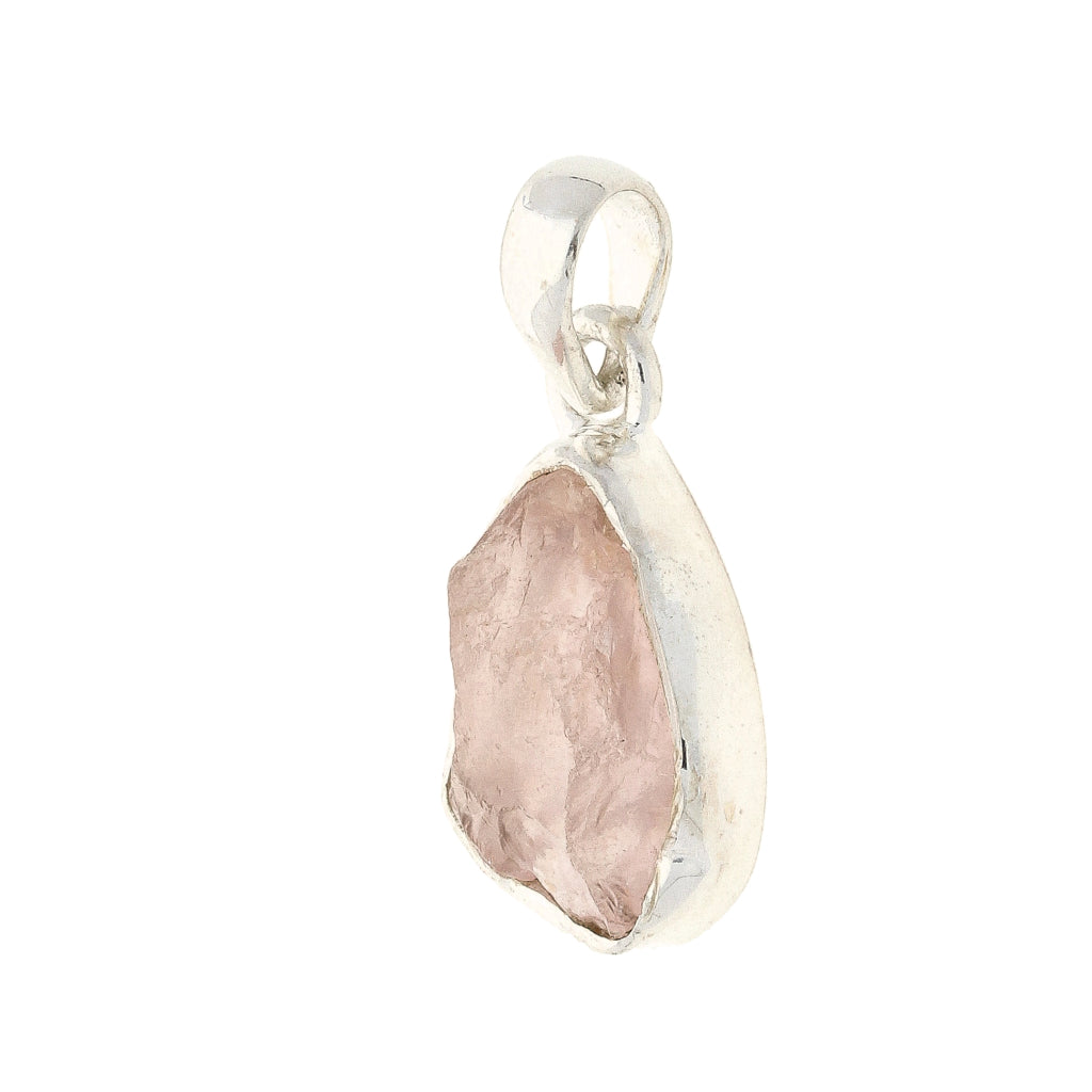 Buy your Nature's Treasures: Raw Pink Kunzite Sterling Silver Necklace online now or in store at Forever Gems in Franschhoek, South Africa
