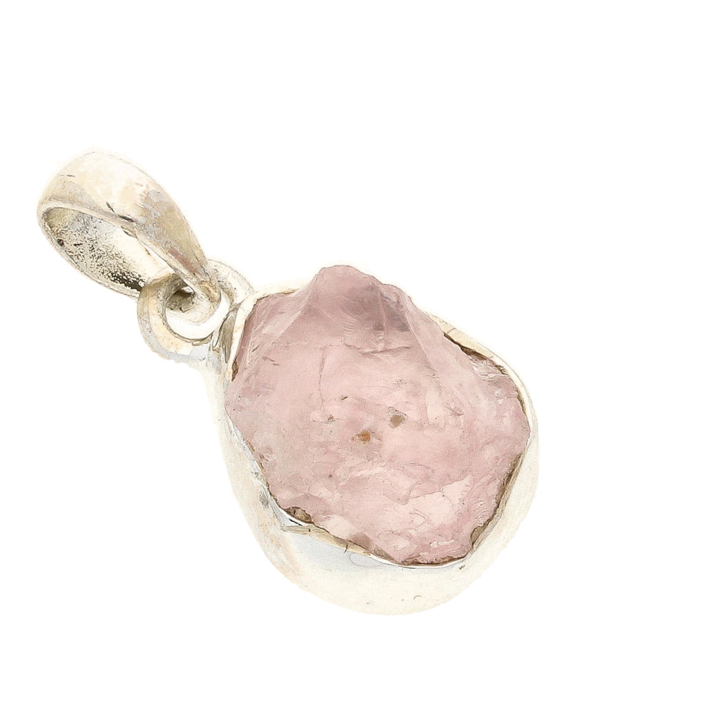 Buy your Nature's Treasures: Raw Pink Kunzite Sterling Silver Necklace online now or in store at Forever Gems in Franschhoek, South Africa