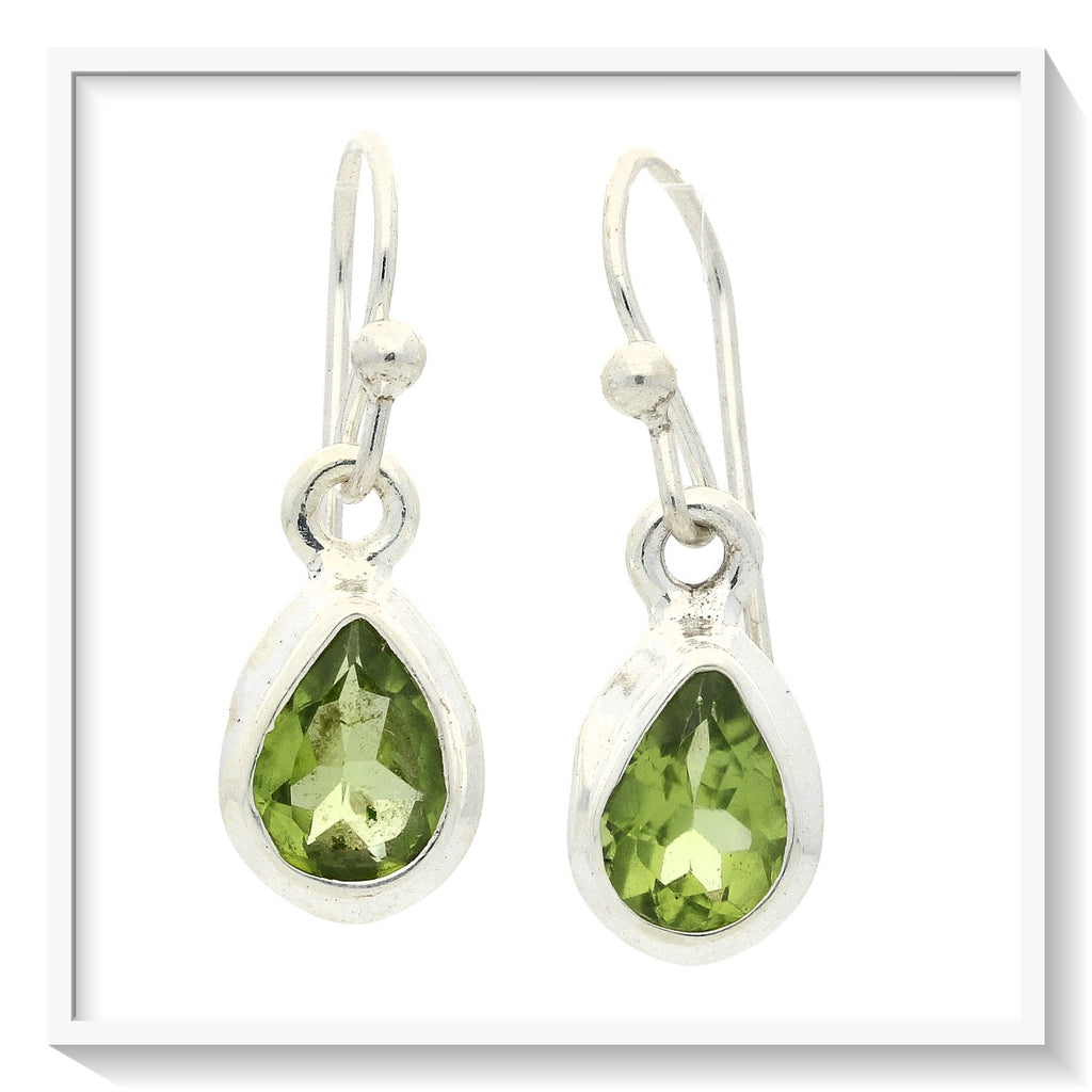 Buy your Teardrop Brilliance: Faceted Peridot Earrings online now or in store at Forever Gems in Franschhoek, South Africa