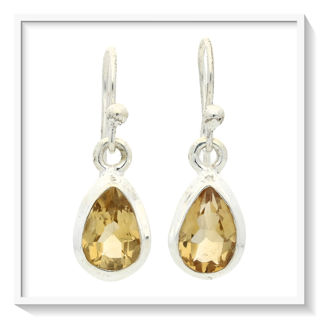 Buy your Teardrop Brilliance: Faceted Citrine Earrings online now or in store at Forever Gems in Franschhoek, South Africa