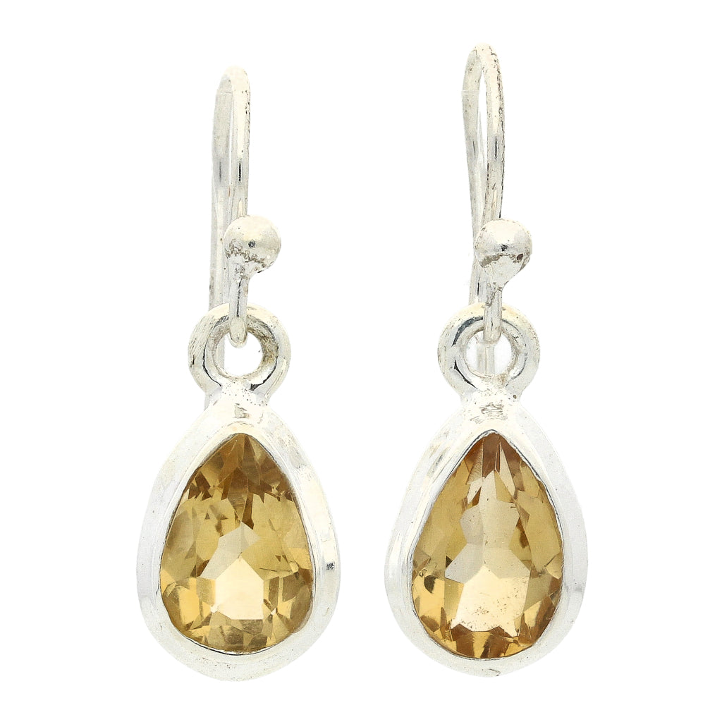 Buy your Teardrop Brilliance: Faceted Citrine Earrings online now or in store at Forever Gems in Franschhoek, South Africa