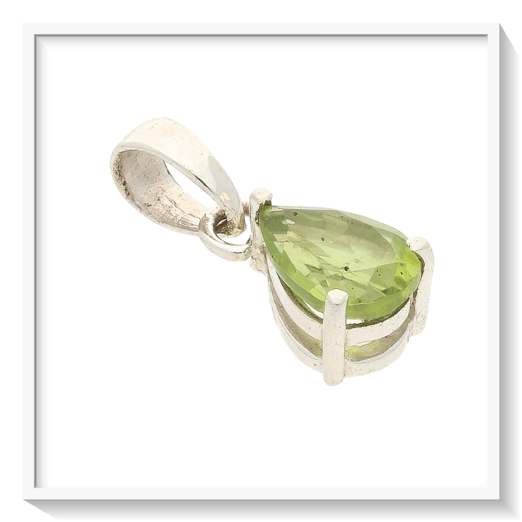 Buy your Radiant Tears: Teardrop Faceted Peridot Necklace online now or in store at Forever Gems in Franschhoek, South Africa