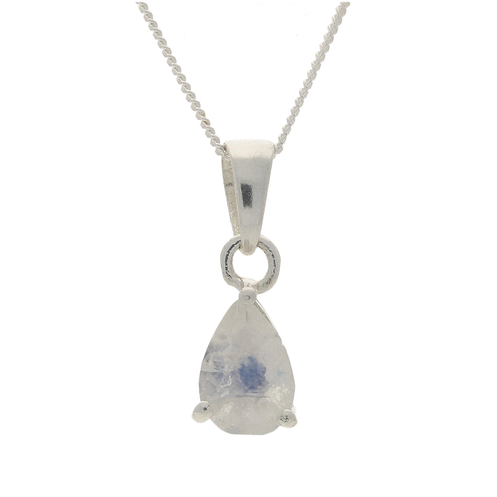 Buy your Radiant Tears: Teardrop Faceted Moonstone Necklace online now or in store at Forever Gems in Franschhoek, South Africa