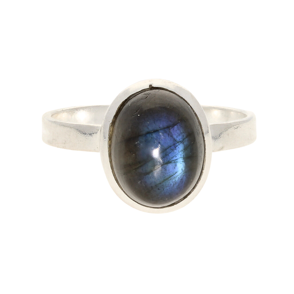 Buy your Effortless Style: Contemporary Labradorite Sterling Silver Ring online now or in store at Forever Gems in Franschhoek, South Africa