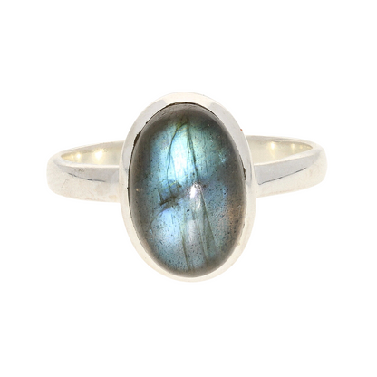 Buy your Effortless Style: Contemporary Labradorite Sterling Silver Ring online now or in store at Forever Gems in Franschhoek, South Africa