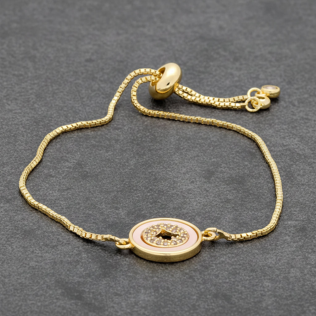 Get your Luminous Halo Mother of Pearl Gold Plated Bracelet online now or in store at Forever Gems in Franschhoek, South Africa