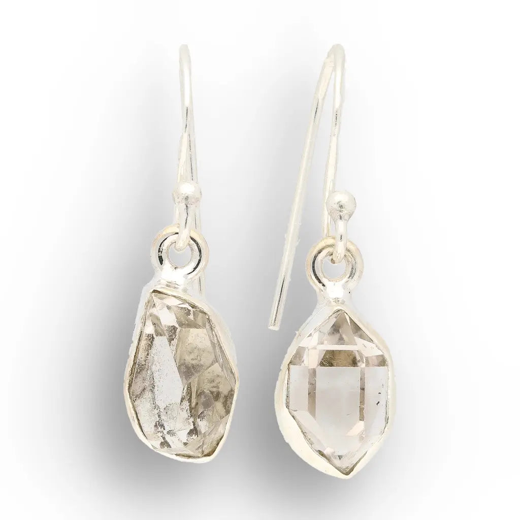 Natural Herkimer Diamond Drop Earrings