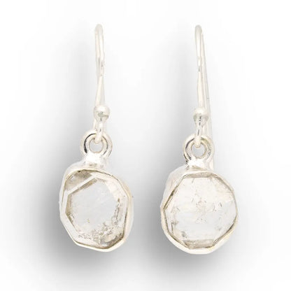 Natural Herkimer Diamond Drop Earrings