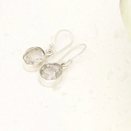 Natural Herkimer Diamond Drop Earrings