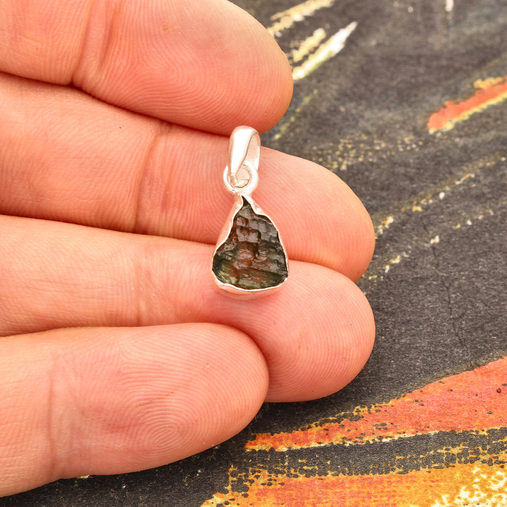 Buy your Handmade Rough Moldavite Necklace online now or in store at Forever Gems in Franschhoek, South Africa