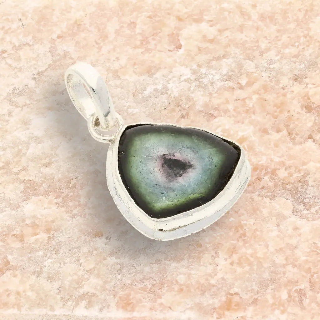 Get your Watermelon Tourmaline Elegance Necklace in Sterling Silver online now or in store at Forever Gems in Franschhoek, South Africa