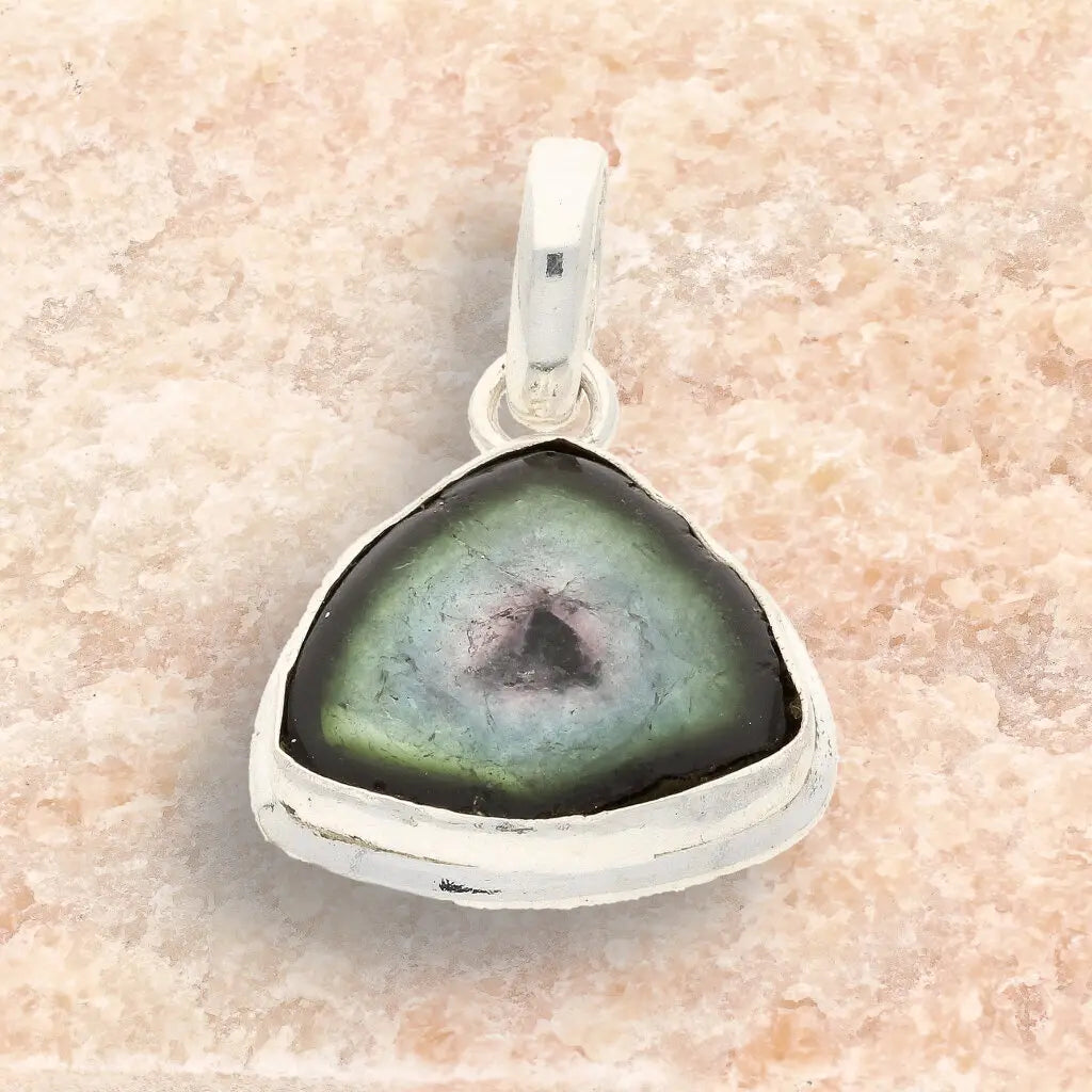 Get your Watermelon Tourmaline Elegance Necklace in Sterling Silver online now or in store at Forever Gems in Franschhoek, South Africa