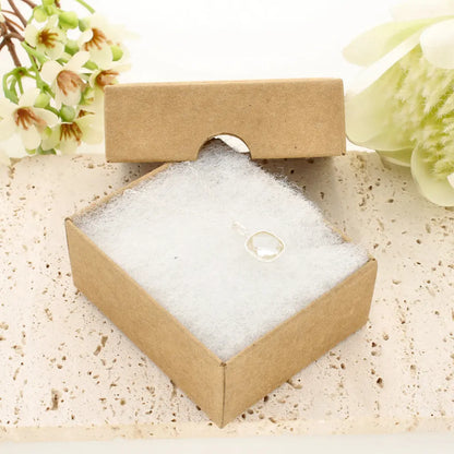 Quartz Sterling Silver Necklace – Elegant Square Gemstone
