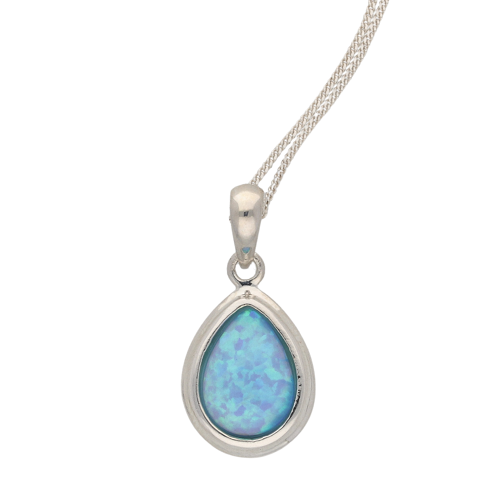 Buy your Eternal Fire: Synthetic Opal Necklace online now or in store at Forever Gems in Franschhoek, South Africa