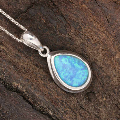 Buy your Eternal Fire: Synthetic Opal Necklace online now or in store at Forever Gems in Franschhoek, South Africa