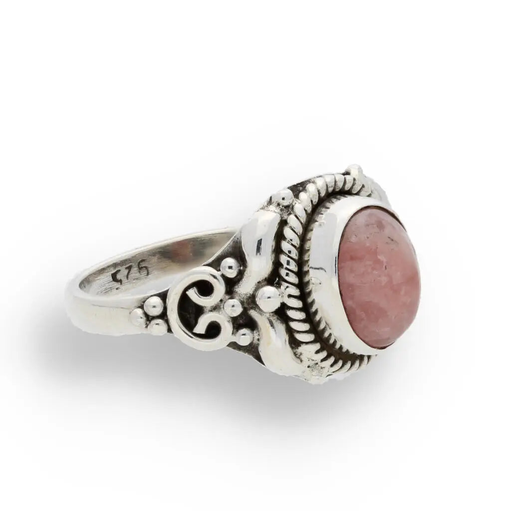 Get your Rhodochrosite Silver Ring – Love’s Embrace Glow online now or in store at Forever Gems in Franschhoek, South Africa