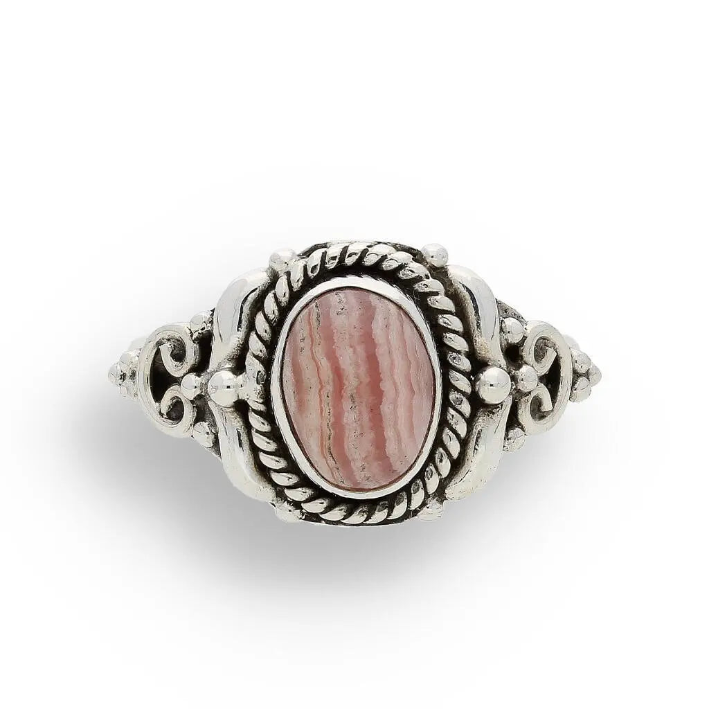 Buy your Rhodochrosite Sterling Silver Ring – A Symbol of Love & Healing online now or in store at Forever Gems in Franschhoek, South Africa