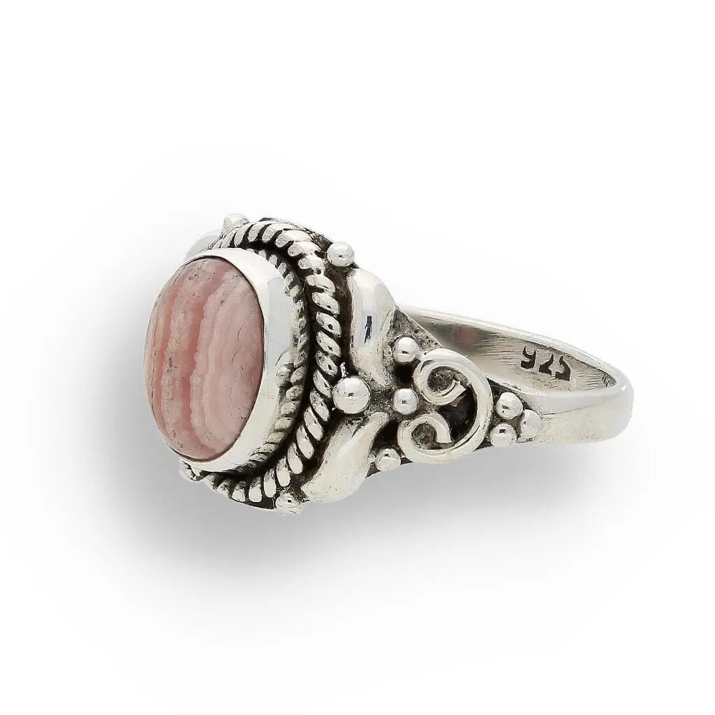 Buy your Rhodochrosite Sterling Silver Ring – A Symbol of Love & Healing online now or in store at Forever Gems in Franschhoek, South Africa