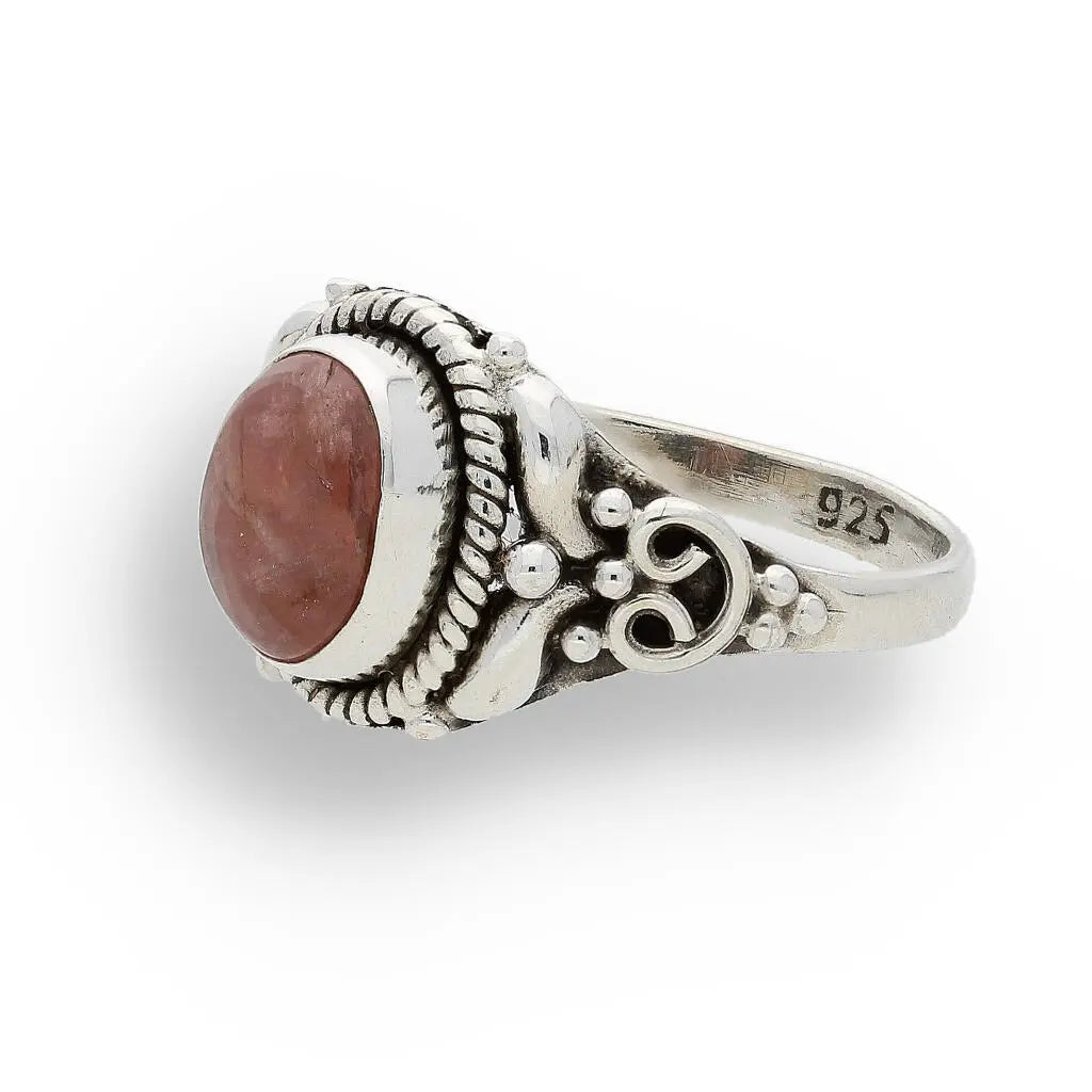 Buy your Rhodochrosite Sterling Silver Ring – A Symbol of Love & Healing online now or in store at Forever Gems in Franschhoek, South Africa
