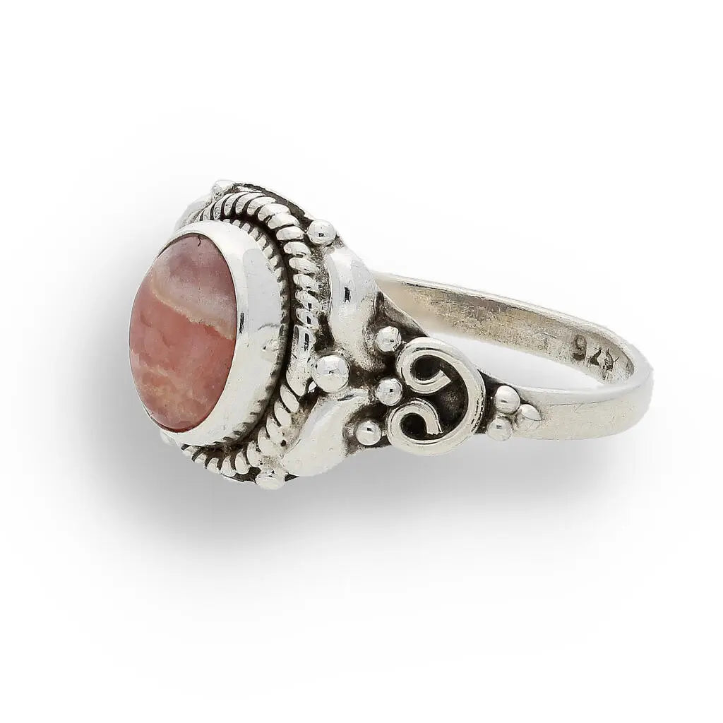 Buy your Rhodochrosite Sterling Silver Ring – A Symbol of Love & Healing online now or in store at Forever Gems in Franschhoek, South Africa