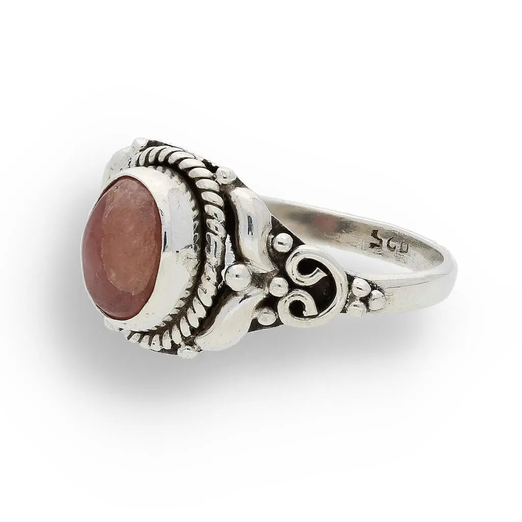 Buy your Rhodochrosite Sterling Silver Ring – A Symbol of Love & Healing online now or in store at Forever Gems in Franschhoek, South Africa