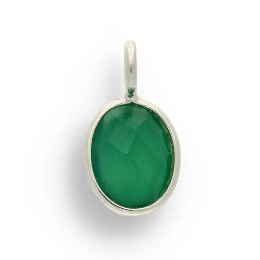 Buy your Lush Balance - Faceted Oval Green Onyx Necklace online now or in store at Forever Gems in Franschhoek, South Africa