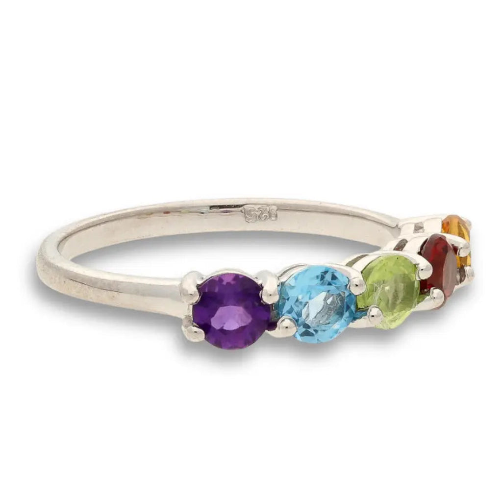 Get your Rainbow Five Stone Ring online now or in store at Forever Gems in Franschhoek, South Africa
