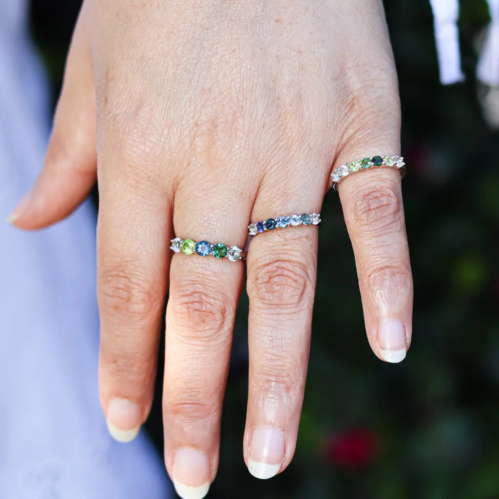 Buy your Gemstone Symphony – Peridot, Prasiolite & Quartz on Sterling Silver online now or in store at Forever Gems in Franschhoek, South Africa